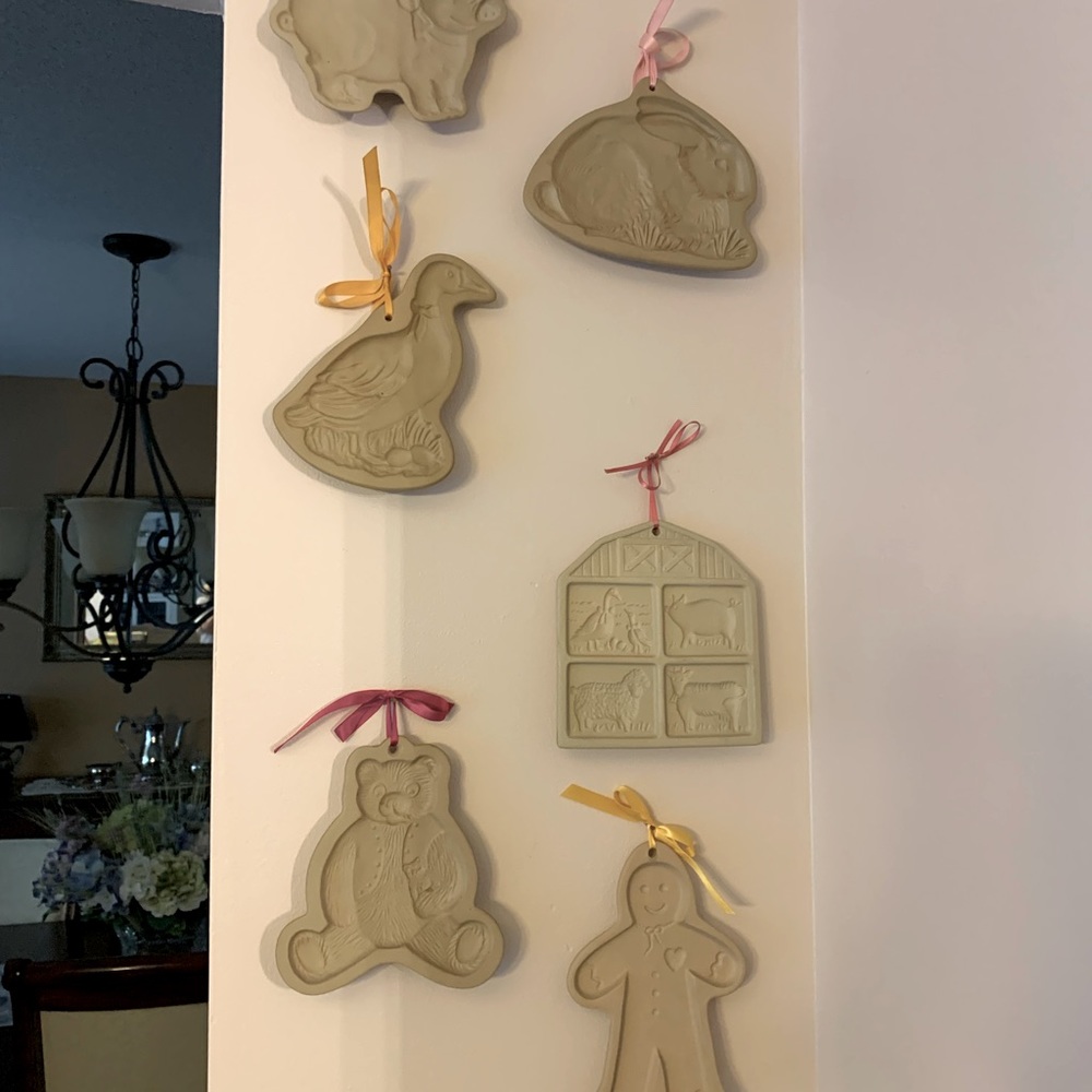 Brown Bag cookie molds. Used only as decor